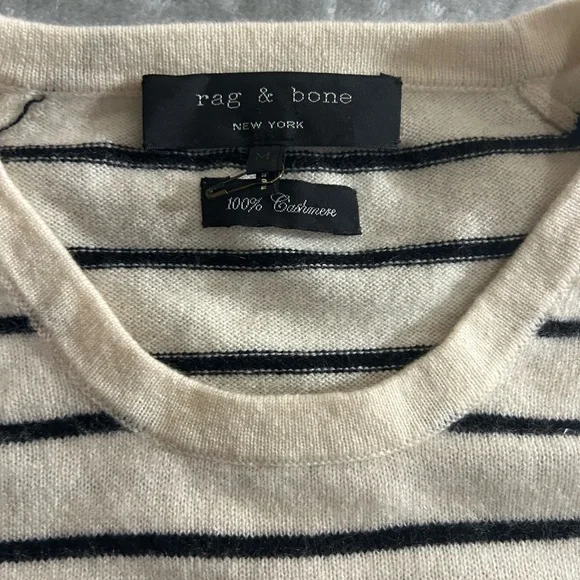 Rag & Bone 100% cashmere striped sweater dress - Picture 2 of 9